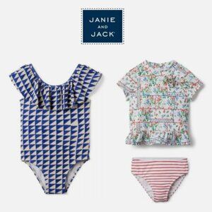 Lot of 2 Janie and Jack 12 - 18 mos Swim Suits NWT